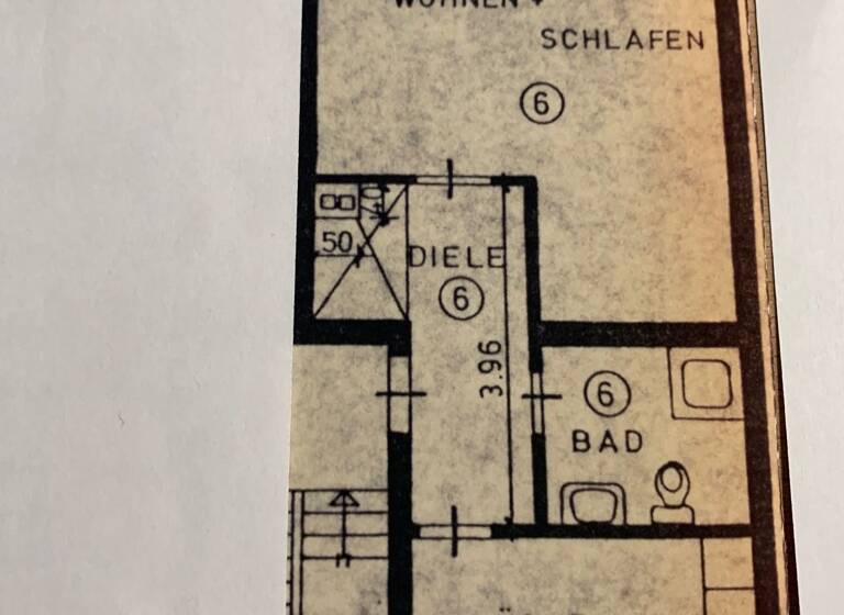 Wohnung zum Kauf 89.990 € 1 Zimmer 51 m²<br/>Wohnfläche 2.<br/>Geschoss Flensburger Str. 92 Stadtmitte Oberhausen 46145