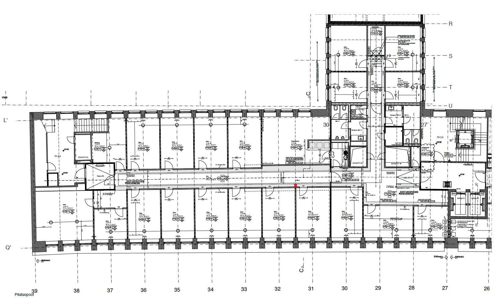 Bürofläche zur Miete 22 € 633 m²<br/>Bürofläche ab 633 m²<br/>Teilbarkeit Neustadt Hamburg 20355