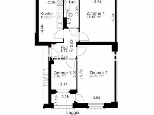 Wohnung zur Miete Tauschwohnung 650 € 3 Zimmer 67 m² 3. Geschoss Wedding Mitte 13407