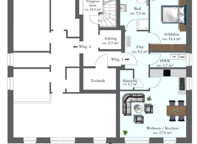 Wohnung zum Kauf 335.000 € 2 Zimmer 66 m² Bad Zwischenahn II Bad Zwischenahn 26160