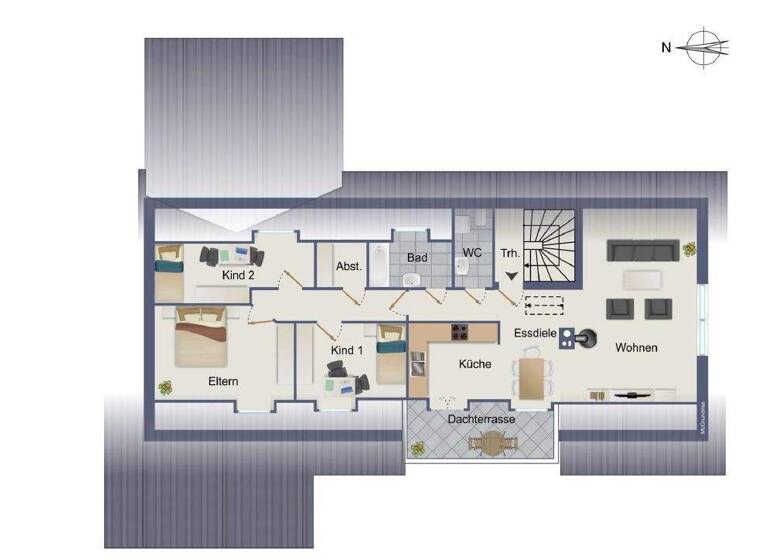 Wohnung zum Kauf 265.000 € 4 Zimmer 101,4 m² 2. Geschoss Wittlingen 79599