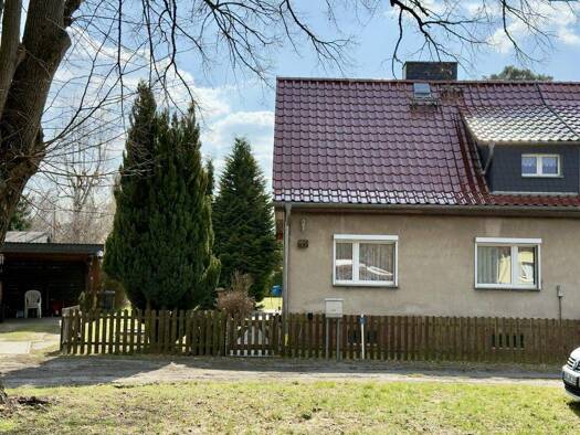 Doppelhaushälfte zum Kauf 268.000 € 4 Zimmer 100 m² 1.525 m² Grundstück Zerpenschleuse Wandlitz / Zerpenschleuse 16348