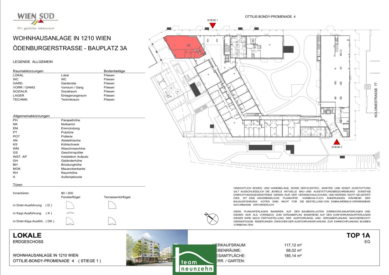 Ladenfläche zum Kauf provisionsfrei 2.263 € Ottilie-Bondy-Promenade 4 Wien 1210