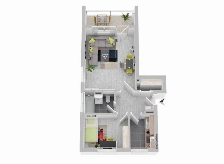 Wohnung zum Kauf provisionsfrei 199.990 € 2 Zimmer 42 m² 3. Geschoss Frank-Wedekind-Straße 00 Schierstein Wiesbaden 65201