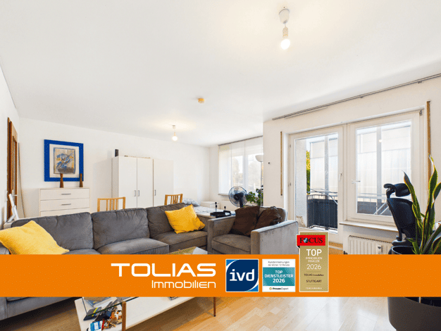 Wohnung zum Kauf 157.000 € 1 Zimmer 39,2 m² 2. Geschoss West Ludwigsburg 71636