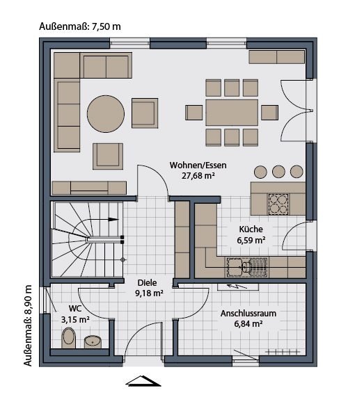 Einfamilienhaus zum Kauf provisionsfrei 475.830 € 4 Zimmer 104 m²<br/>Wohnfläche 773 m²<br/>Grundstück Wutöschingen Wutöschingen 79793