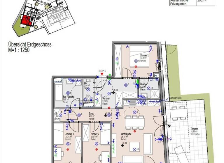 Wohnung zum Kauf - Erstbezug 559.500 € 4 Zimmer 90 m² EG Elisabeth Bollenberger - Gasse 10-14 Wiener Neustadt 2700