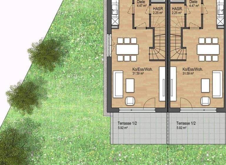 Reihenendhaus zum Kauf - Neubau provisionsfrei 599.900 € 5 Zimmer 124,5 m² 202,8 m² Grundstück Ostenviertel Regensburg 93055