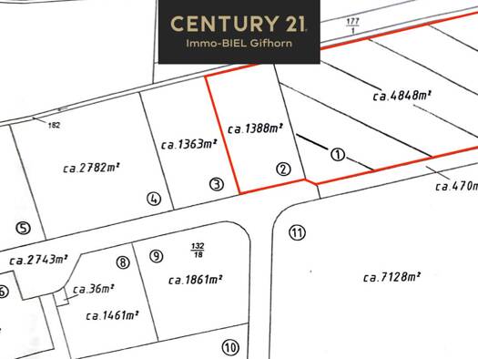 Gewerbegrundstück zum Kauf 95 € 1 m² Grundstück Am Sandberg 1 Ribbesbüttel Ribbesbüttel 38551
