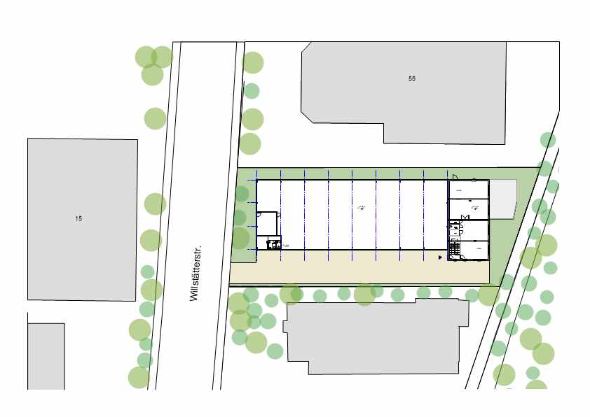 Bürofläche zur Miete provisionsfrei 2.420 € 362 m²<br/>Bürofläche ab 181 m²<br/>Teilbarkeit Willstätter Straße Gebersdorf Nürnberg 90449