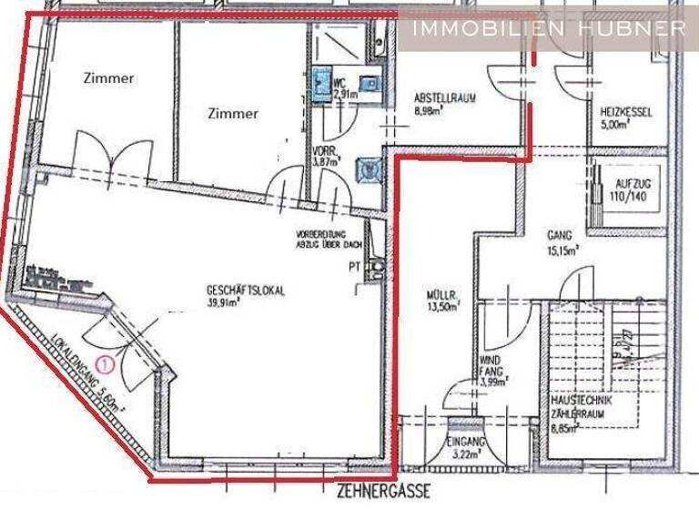 Laden zur Miete 794 € 86 m² Verkaufsfläche Wiener Neustadt 2700