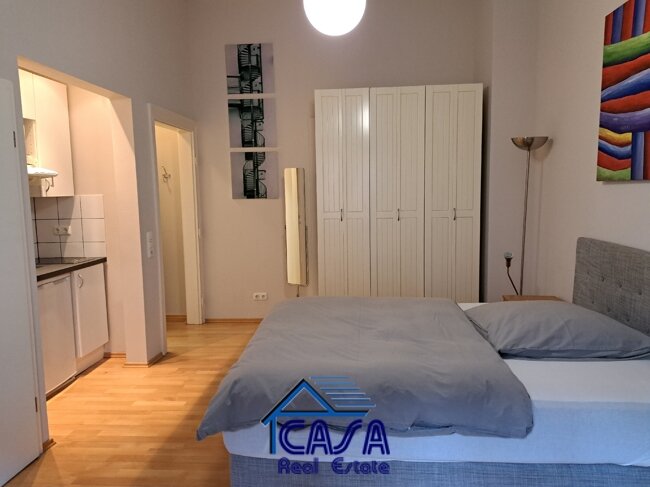 Wohnung zur Miete Wohnen auf Zeit 1.300 € 1 Zimmer 26 m²<br/>Wohnfläche ab sofort<br/>Verfügbarkeit Sachsenhausen - Süd Frankfurt am Main / Sachsenhausen 60599