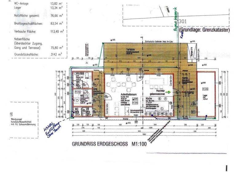 Gastronomie/Hotel zur Miete 150 € 700 m² Grundstück Oberrabnitz 7371