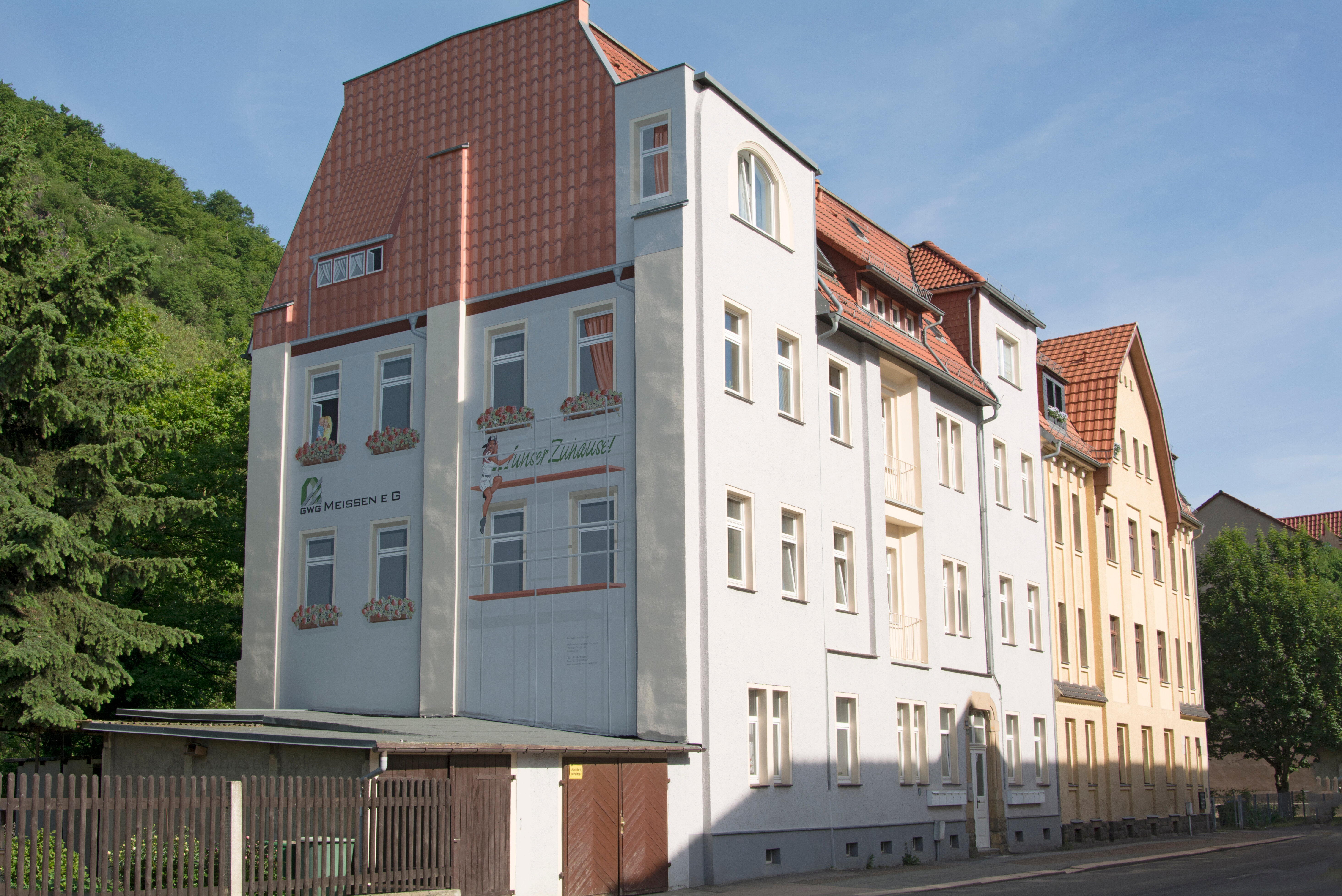 Wohnung zur Miete 322 € 2 Zimmer 49,5 m²<br/>Wohnfläche 3.<br/>Geschoss ab sofort<br/>Verfügbarkeit Ossietzkystraße 39 b Meißen Meißen 01662