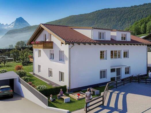 Wohnung zum Kauf - Erstbezug provisionsfrei 392.500 € 2 Zimmer 57,1 m² 1. Geschoss frei ab 31.12.2027 Bischofswiesen 83483