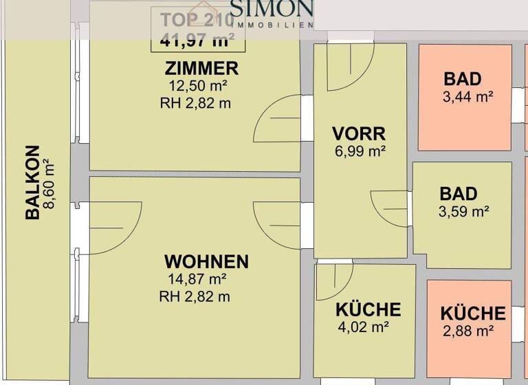 Wohnung zur Miete 800 € 2 Zimmer 2. Geschoss frei ab 02.03.2026 Ferdinand-Porsche-Straße Salzburg 5020