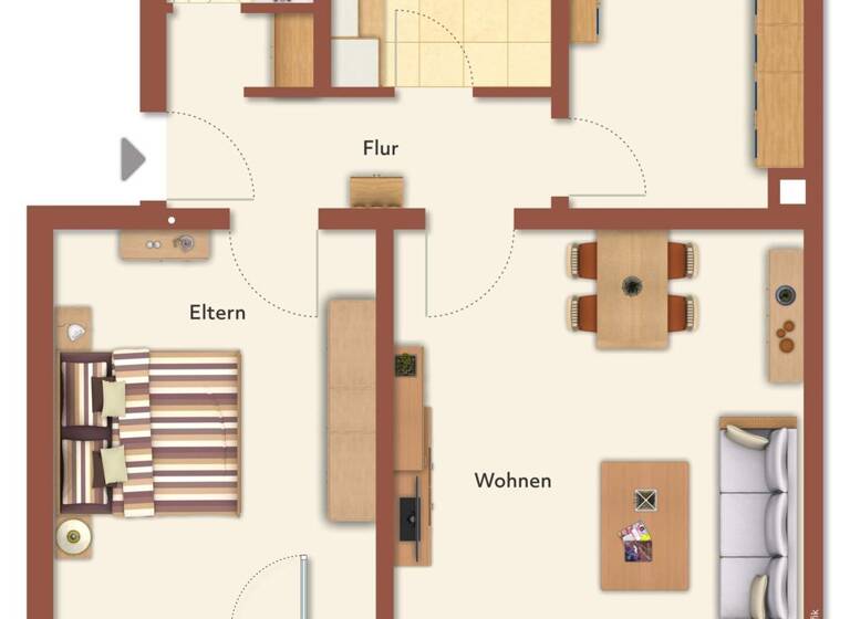 Wohnung zum Kauf 285.000 € 3 Zimmer 81 m² 3. Geschoss Sieglitzhof Erlangen 91054