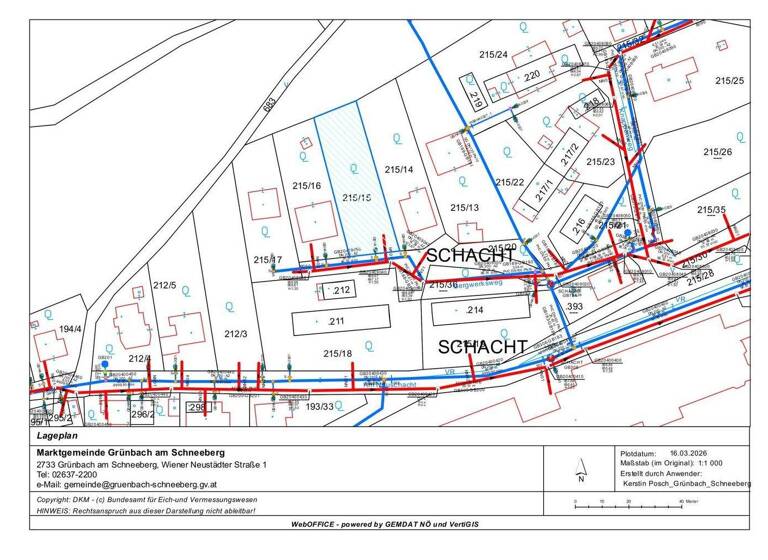 Grundstück zum Kauf 155.000 € 1.013 m² Grundstück Bergwerksweg Grünbach am Schneeberg 2733