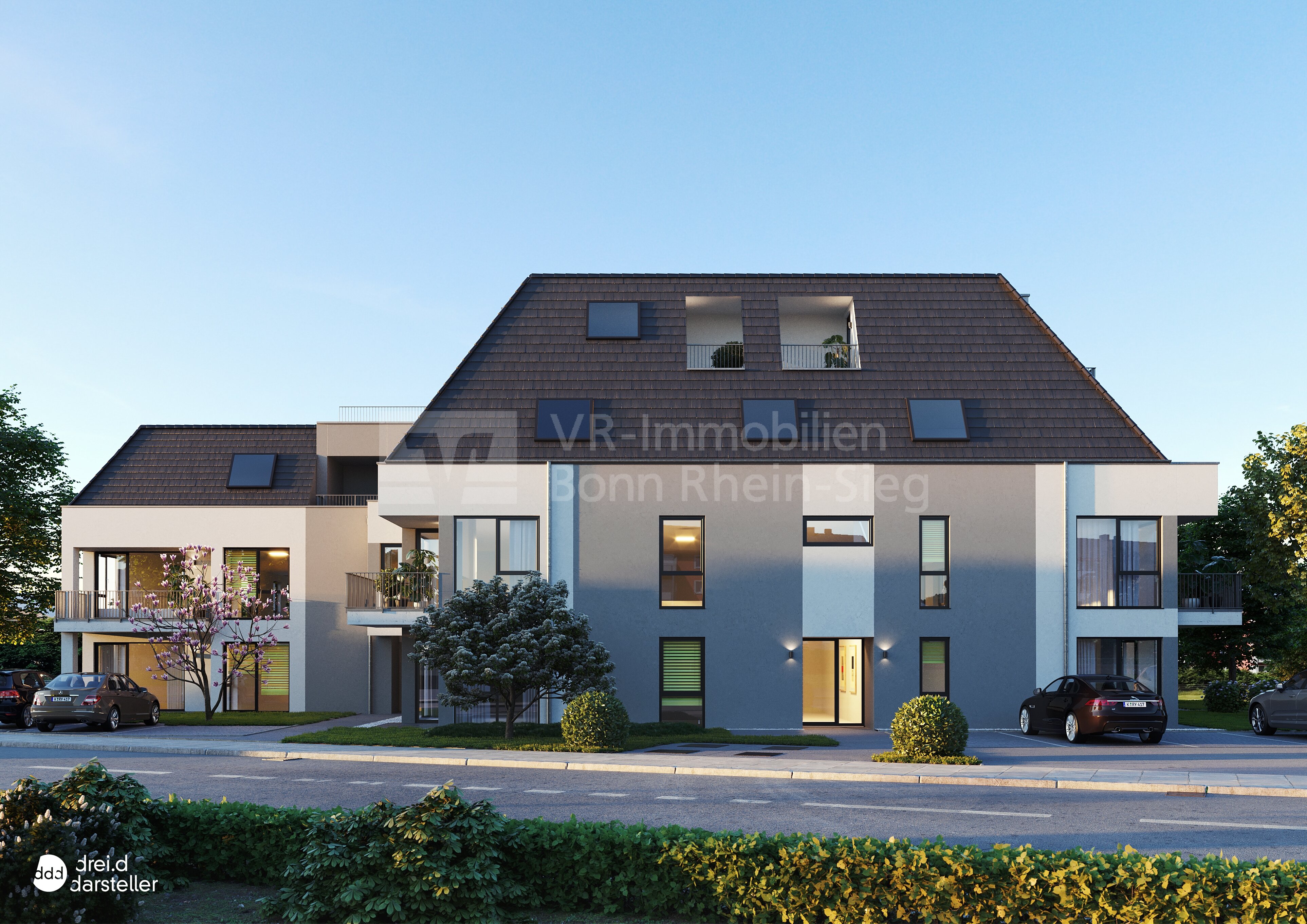 Wohnung zum Kauf provisionsfrei 274.900 € 2 Zimmer 58,7 m²<br/>Wohnfläche EG<br/>Geschoss Wahllokal 190 Siegburg 53721