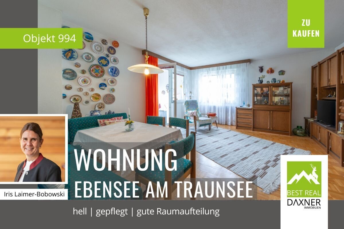 Wohnung zum Kauf 210.000 € 3 Zimmer 96,4 m²<br/>Wohnfläche 3.<br/>Geschoss Ebensee 4802