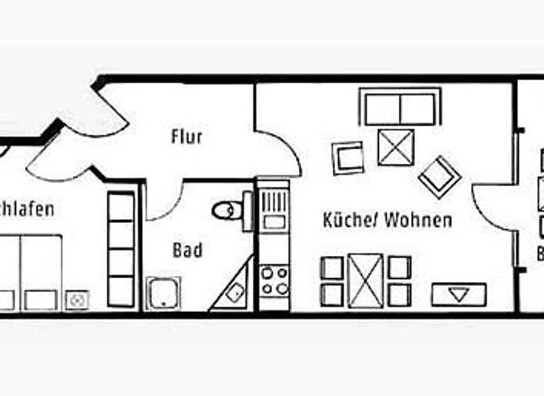 Studio zum Kauf 215.000 € 2 Zimmer 52 m² frei ab sofort Binz 18609