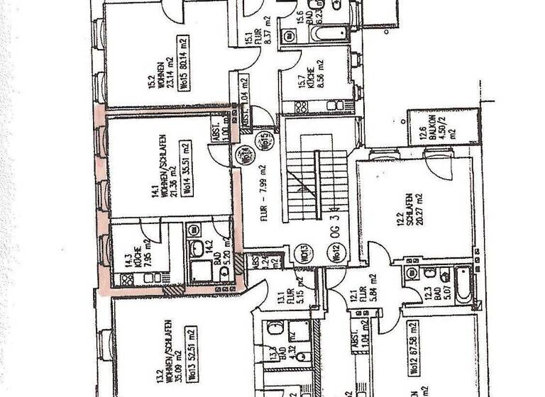 Wohnung zum Kauf 45.000 € 1 Zimmer 35,5 m² 3. Geschoss Krölstraße 45 Innenstadt Görlitz 02826
