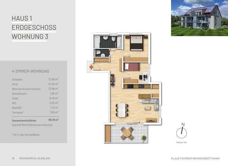 Wohnung zum Kauf - Erstbezug provisionsfrei 403.200 € 3 Zimmer 89 m² frei ab sofort Weilstetten Balingen 72336