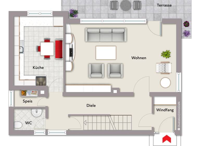 Einfamilienhaus zum Kauf 429.000 € 4 Zimmer 140 m²<br/>Wohnfläche 566 m²<br/>Grundstück Lengfeld Würzburg 97076
