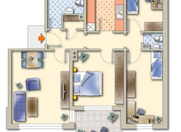 Wohnung zum Kauf 329.000 € 4 Zimmer 82,1 m² 1. Geschoss frei ab sofort Neunkirchen Neunkirchen a. Brand 91077