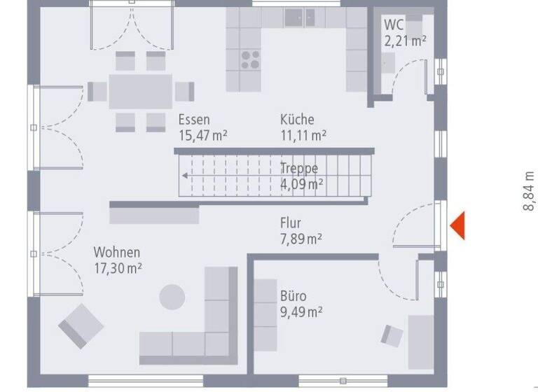Einfamilienhaus zum Kauf 640.000 € 7 Zimmer 200 m² 860 m² Grundstück Kleinweisach Vestenbergsgreuth 91487