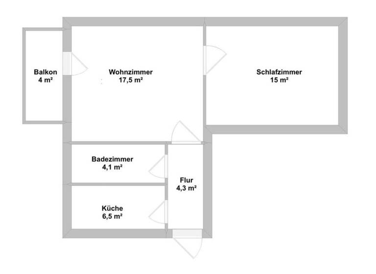 Wohnung zum Kauf 80.000 € 2 Zimmer 51,4 m² EG Frohe Zukunft Halle 06118