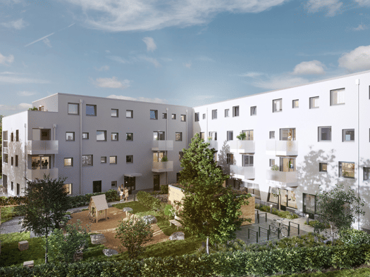 Terrassenwohnung zum Kauf - Erstbezug provisionsfrei als Kapitalanlage geeignet 524.000 € 2 Zimmer 47 m² Karlsfeld 85757