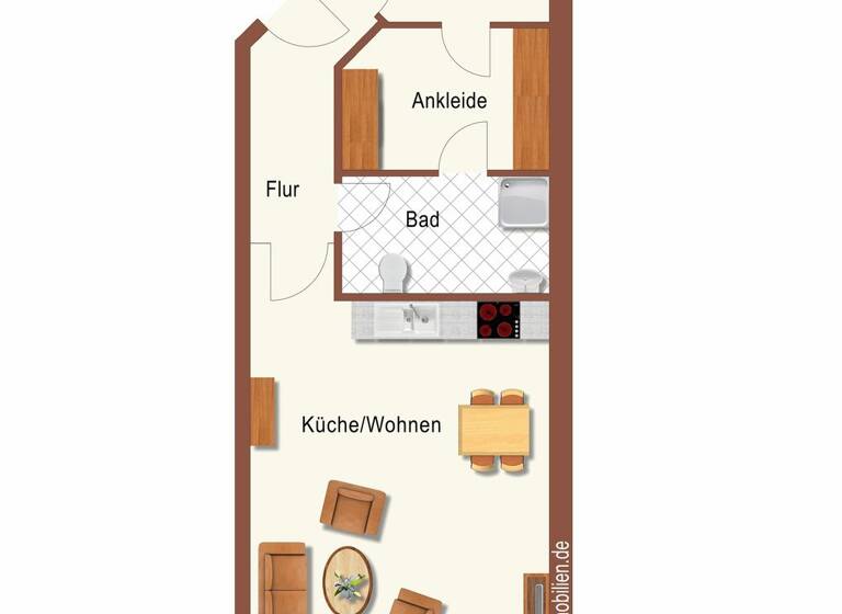 Wohnung zum Kauf 289.000 € 2 Zimmer 61,2 m² Dollahner Straße 55 Binz 18609