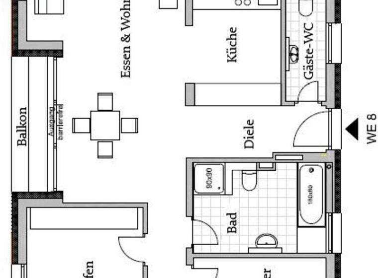 Wohnung zum Kauf - Erstbezug provisionsfrei 3 Zimmer 85,2 m² 2. Geschoss Wittlinger Straße Rümmingen 79595
