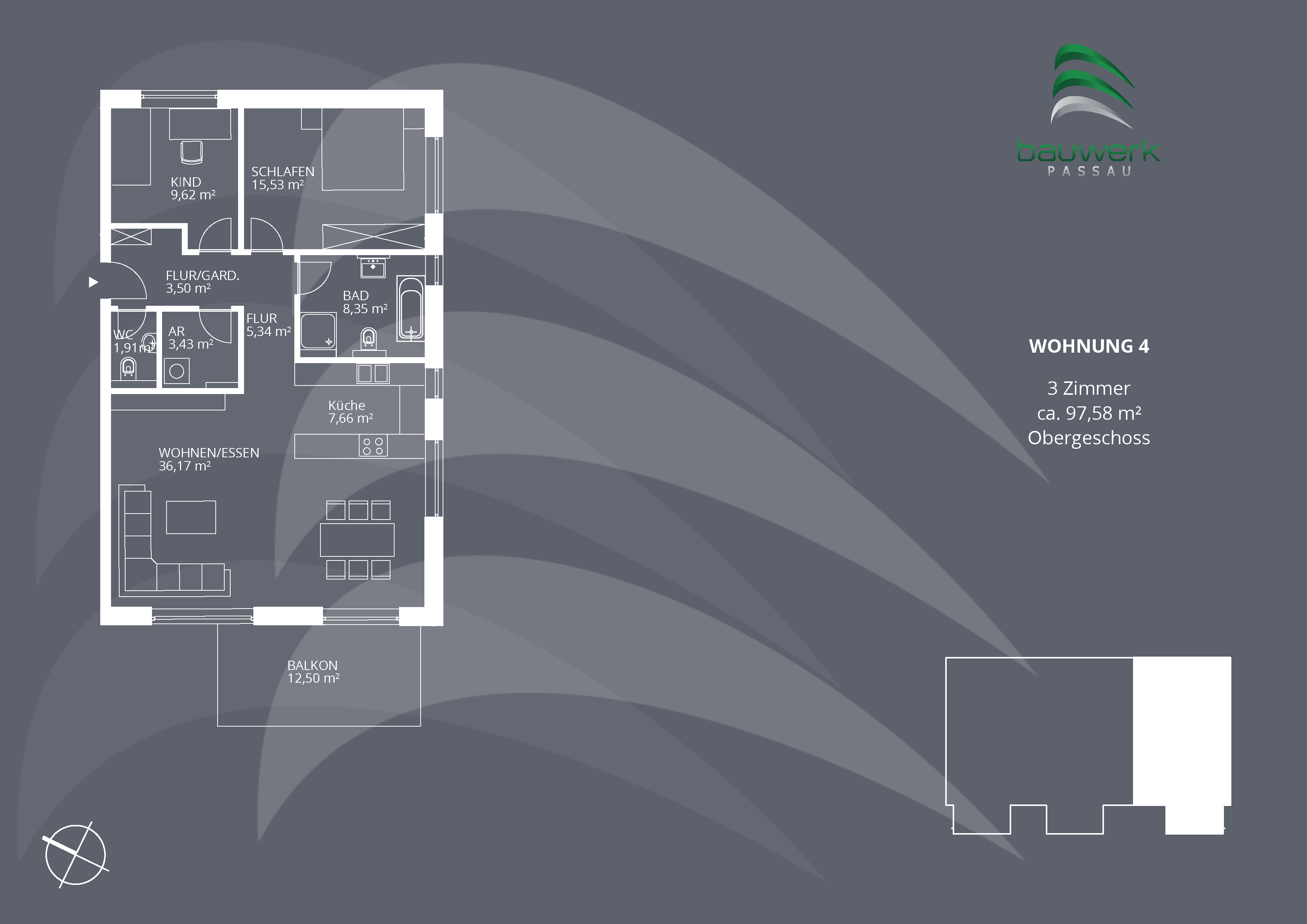 Wohnung zum Kauf provisionsfrei 449.900 € 3 Zimmer 97,6 m²<br/>Wohnfläche 2.<br/>Geschoss Altenthann Altenthann 93177