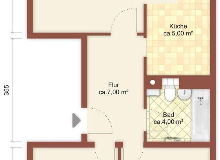 Wohnung zur Miete 371 € 3 Zimmer 60 m² 3. Geschoss Prof.-Wagenfeld-Ring 28 Weißwasser/O.L. 02943