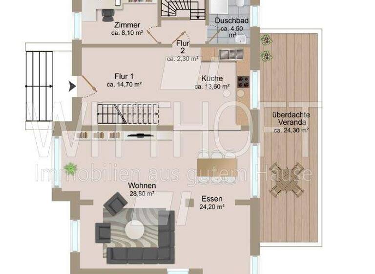 Einfamilienhaus zum Kauf 1.350.000 € 5 Zimmer 288 m² 697 m² Grundstück Wellingsbüttel Hamburg-Wellingsbüttel 22391