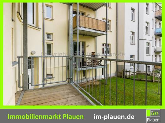 Wohnung zur Miete 296 € 2 Zimmer 59,1 m² frei ab sofort Pestalozzistraße 21 Stadtmitte Plauen 08523