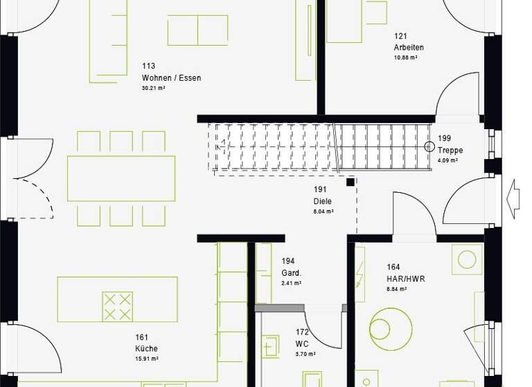 Einfamilienhaus zum Kauf provisionsfrei 233.999 € 5 Zimmer 162 m² 700 m² Grundstück Bergen 91790