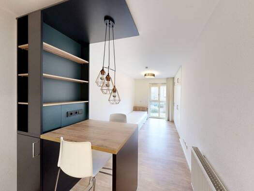 Studio zur Miete 764 € 1 Zimmer 21,9 m² 3. Geschoss Lyoner Straße 50 Schwanheim Frankfurt am Main 60528