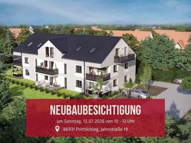 Wohnung zum Kauf - Neubau provisionsfrei 429.896 € 3 Zimmer 72,4 m² 3. Geschoss Prittriching 86931