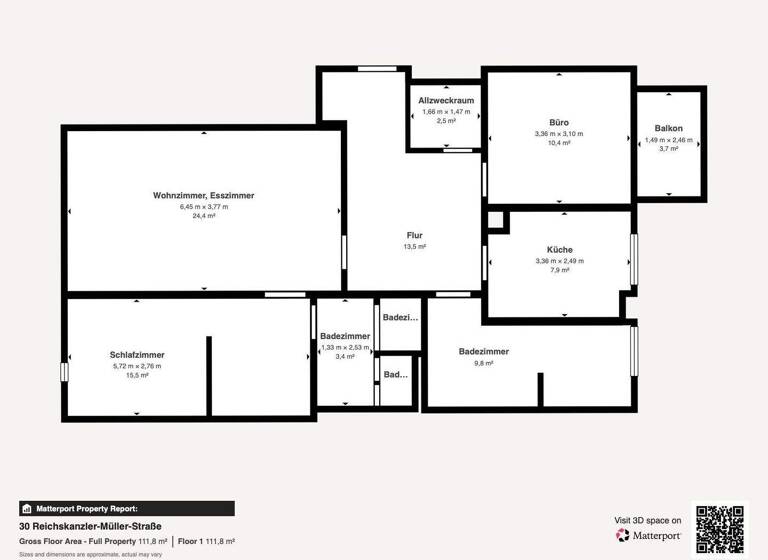 Wohnung zur Miete - Erstbezug 1.595 € 3 Zimmer 96,4 m² 4. Geschoss frei ab 01.05.2026 Reichskanzler-Müller-Straße 30 Schwetzingerstadt Mannheim 68165