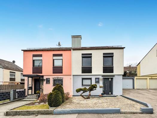Doppelhaushälfte zum Kauf 598.000 € 5 Zimmer 137 m² 260 m² Grundstück Steppach b.Augsburg Neusäß 86356