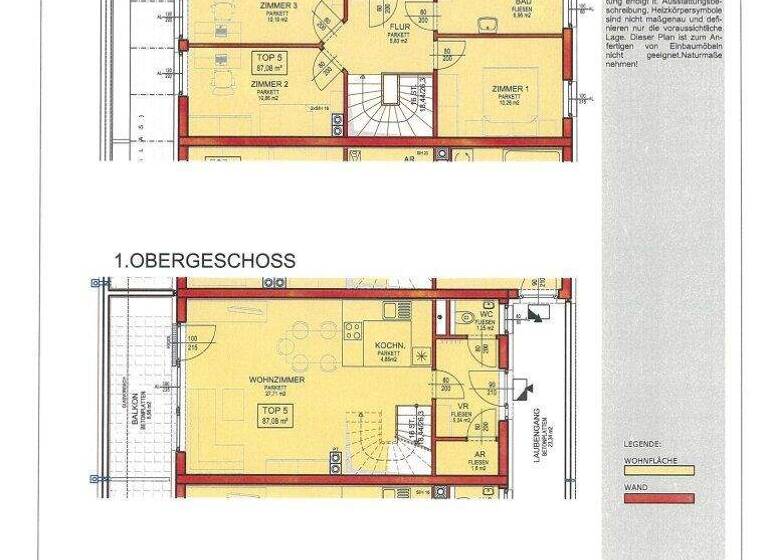 Maisonette zur Miete 1.094 € 4 Zimmer 87 m² Hohenegger Straße Hafnerbach 3386