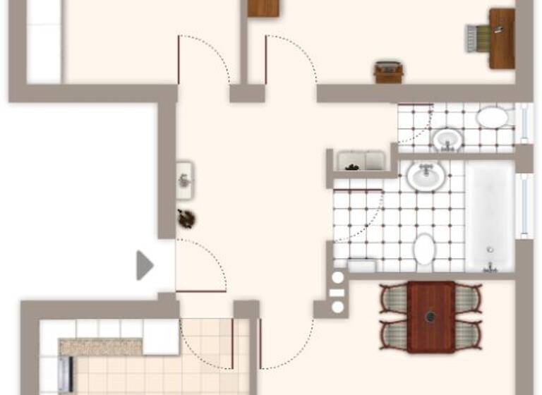 Wohnung zur Miete 639 € 3 Zimmer 66,8 m²<br/>Wohnfläche 1.<br/>Geschoss Frankenstraße 2 Geneicken Mönchengladbach 41238