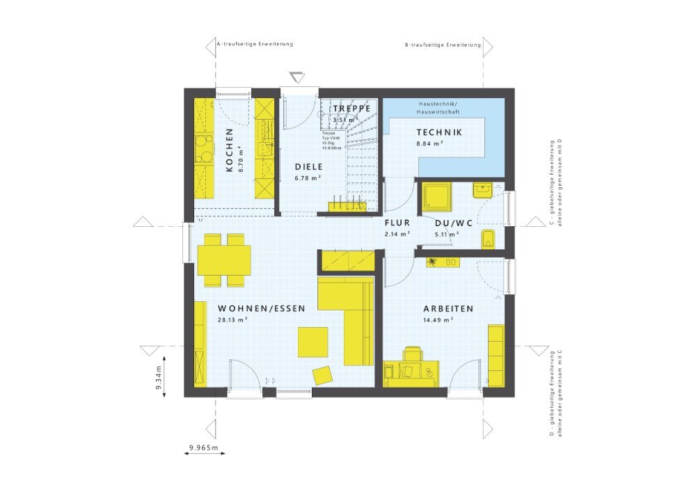 Haus zum Kauf provisionsfrei 676.780 € 5 Zimmer 151 m²<br/>Wohnfläche 500 m²<br/>Grundstück Kuppenheim Kuppenheim 76456