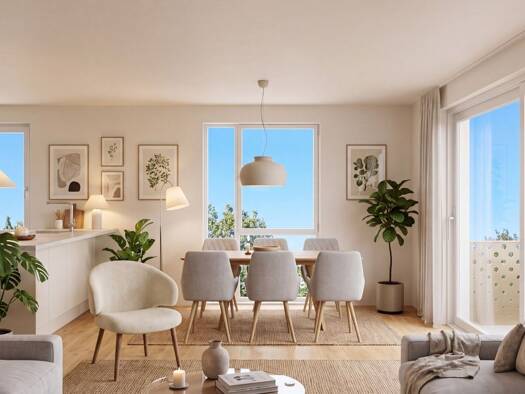 Wohnung zum Kauf - Erstbezug provisionsfrei 453.000 € 3 Zimmer 84,6 m² 1. Geschoss Hildrizhauser Straße 17 Herrenberg Herrenberg 71083
