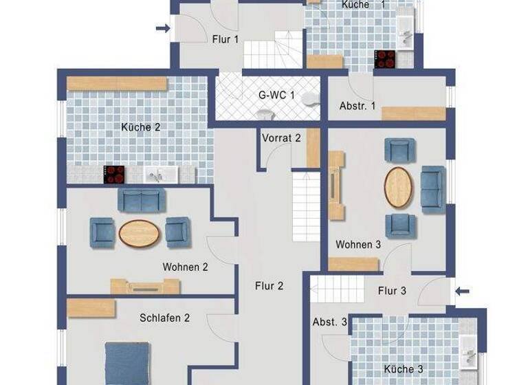 Mehrfamilienhaus zum Kauf 285.000 € 9 Zimmer 235,5 m² 1.090 m² Grundstück Rhaudermoor Rhauderfehn 26817