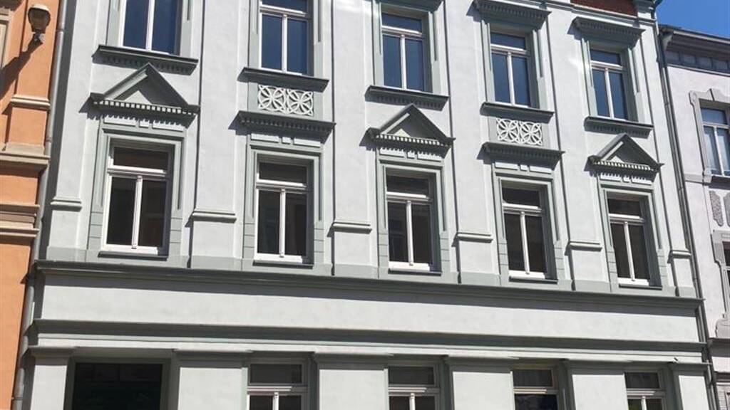 Wohnung zur Miete 443 € 4 Zimmer 84,3 m² 1. Geschoss Weststraße 3 Roßwein 04741