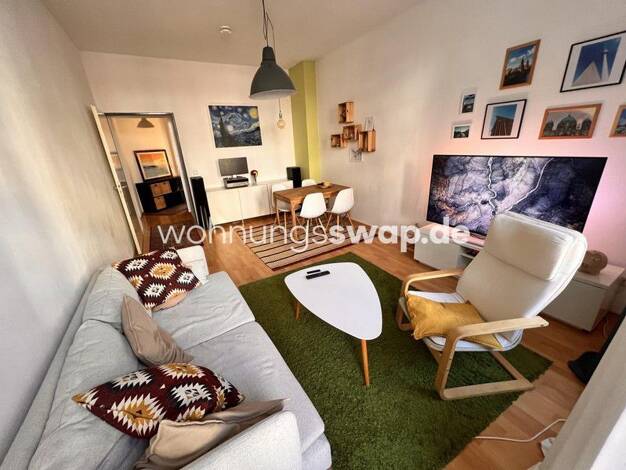 Studio zur Miete Tauschwohnung 565 € 2 Zimmer 56 m² 2. Geschoss Friedrichshain Berlin 10249